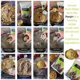 Amwel Organic Multi Millet Atta Mix 900g | Make Multigrain Atta at Home | 8 Super Grains & Millets | Mix in your regular Wheat Flour Diabetic Friendly