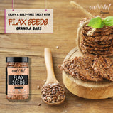 Amwel Organic Flax Seeds 200gm | Raw Unroasted edible seed for weight loss and Gut Health | Gluten Free Omega 3 High fibre Keto diet snack for eating | USDA Certified grains