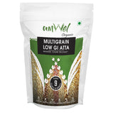 Organic Multigrain Low GI Atta 900g | Manage Sugar Release | 9 Super Grains & Millets | 75% Wheat 25% 8 Powerful Millet | Diabetic Friendly High Fiber