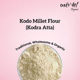 Amwel Organic Kodo Millet Flour | 450g | Kodra / Arikelu / Varagu / Harka Atta | Siri Dhanya Millets Flour |