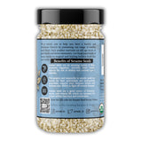 Amwel Organic Sesame Seeds 200gm |  Raw Unroasted edible seed for weight management | Gluten Free Omega 3 High fibre Keto diet snack for eating | USDA Certified grains