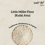 Amwel Organic Little Millet Flour | 450g | Kutki / Sama / Shaan / Moraiya Atta | Siri Dhanya Millets Flour |