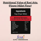 Amwel Organic Ragi Atta | Finger Millet Flour | 450g | Madua / Nachni ka atta |