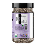 Amwel Organic Chia Seeds 200gm | Raw Unroasted seeds | Gluten Free Omega 3 High fibre Keto diet snack for eating | USDA Certified grains