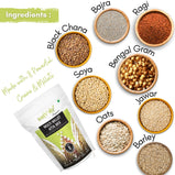 Amwel Organic Multi Millet Atta Mix 900g | Make Multigrain Atta at Home | 8 Super Grains & Millets | Mix in your regular Wheat Flour Diabetic Friendly