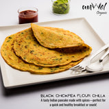 Amwel Organic Black Chickpea Flour | Kala Chana Atta | 450g