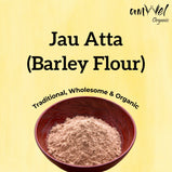 Amwel Organic Jau Atta - Barley Flour, Jaun ka atta | 450g |