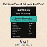 Amwel Organic Bajra Atta | Pearl Millet Flour | 450g |