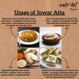 Amwel Organic Jowar Atta | Sorghum Millet Flour | 450g | Jawar ka Atta |