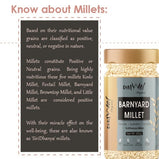 Amwel Organic Barnyard Millet - 400g | Siri Dhanya Millets | Samak / Sawang / Oodalu | Unpolished