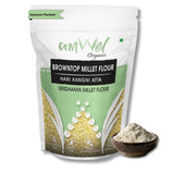 Amwel Organic Browntop Millet Flour | 450g | Hari Kangni / Korale Atta | Siri Dhanya Millets Flour