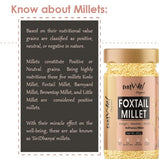 Amwel Organic Foxtail Millet | 400g | Siri Dhanya Millets | Kangni / Thinai / Kang / Rala | Raw Unpolished Grain Millet Rice |