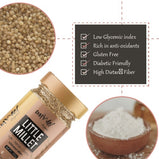 Amwel Organic Little Millet | 400g | Kutki / Shaan / Sama / Moraiya | Siri Dhanya Millets | Positive Millets Raw Unpolished Grain Millet Rice |