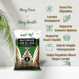 Organic Multigrain Low GI Atta 5kg | Manage Sugar Release | 9 Super Grains & Millets | 75% Wheat 25% 8 Powerful Millet | Diabetic Friendly High Fiber