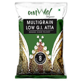 Organic Multigrain Low GI Atta 5kg | Manage Sugar Release | 9 Super Grains & Millets | 75% Wheat 25% 8 Powerful Millet | Diabetic Friendly High Fiber