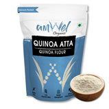 Amwel Organic Quinoa Flour | Quinoa Atta | 450g | Certified Gluten Free, High in Protein Atta |