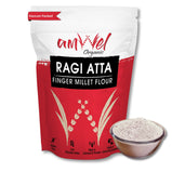 Amwel Organic Ragi Atta | Finger Millet Flour | 450g | Madua / Nachni ka atta |