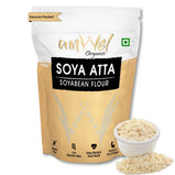 Amwel Organic Soyabean Atta | Soya Flour | 450g | High Protein |